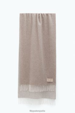 accesorio 262DTJ410 beige pastel unisexo Filippa K bufanda doble de lana y cachemir