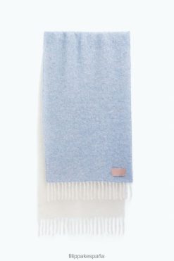 accesorio 262DTJ416 azul hielo/blanco roto unisexo Filippa K bufanda color block de bouclé