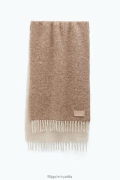 accesorio 262DTJ417 beige unisexo Filippa K bufanda color block de bouclé