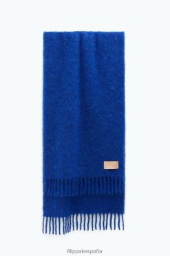 accesorio 262DTJ422 azul eléctrico unisexo Filippa K bufanda color block de bouclé