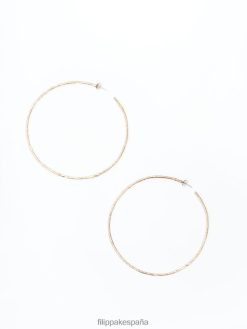 accesorio 262DTJ468 oro mujer Filippa K pendientes de aro grandes