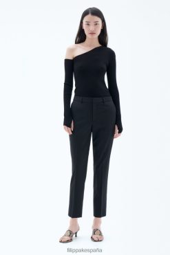 vestir 262DTJ100 negro mujer Filippa K pantalones cortos emma de lana fría