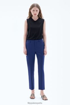 vestir 262DTJ101 océano azul mujer Filippa K pantalones cortos emma de lana fría