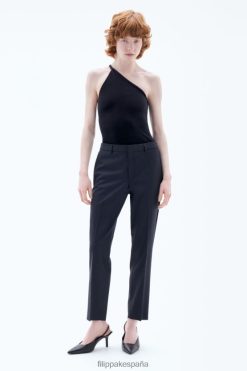 vestir 262DTJ104 azul marino oscuro mujer Filippa K pantalones cortos emma de lana fría