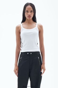 vestir 262DTJ169 blanco mujer Filippa K camiseta de canalé fino