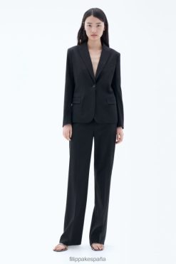 vestir 262DTJ182 negro mujer Filippa K blazer de lana fresca sasha