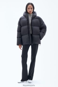 vestir 262DTJ21 negro unisexo Filippa K chaqueta acolchada con capucha