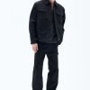 vestir 262DTJ262 negro hombres Filippa K chaqueta de trabajo de algodón