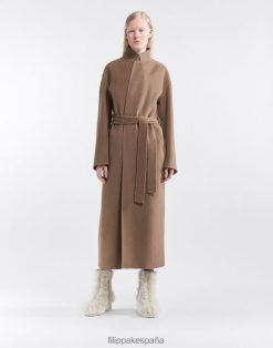 vestir 262DTJ27 caqui oscuro mujer Filippa K abrigo alexa