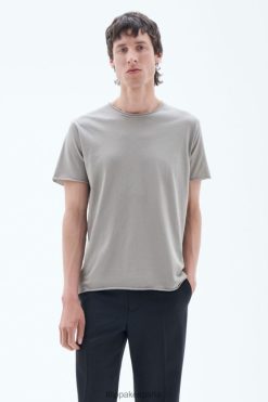 vestir 262DTJ313 gris ostra hombres Filippa K camiseta con cuello vuelto