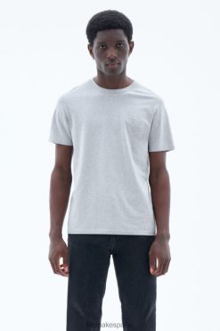 vestir 262DTJ316 mezcla gris claro hombres Filippa K camiseta de algodón elástico