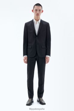 vestir 262DTJ347 negro hombres Filippa K chaqueta de lana rick