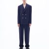 vestir 262DTJ352 marina francesa hombres Filippa K blazer con doble botonadura