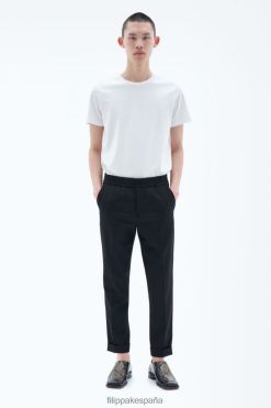 vestir 262DTJ366 negro hombres Filippa K pantalones cortos de felpa