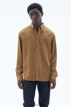 vestir 262DTJ385 verde bronce hombres Filippa K camisa zachary