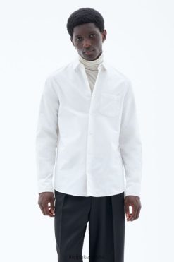 vestir 262DTJ386 blanco hombres Filippa K camisa oxford