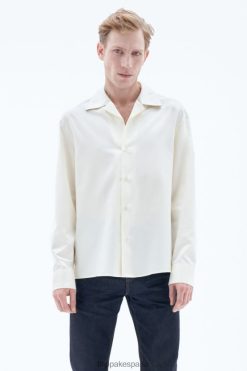 vestir 262DTJ387 blanco de invierno hombres Filippa K camisa de resort