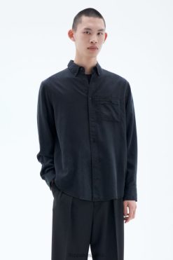 vestir 262DTJ395 casi negro hombres Filippa K camisa zachary