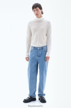 vestir 262DTJ402 toda la piedra hombres Filippa K jeans holgados y tapered