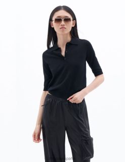 vestir 262DTJ84 negro mujer Filippa K polo de merino