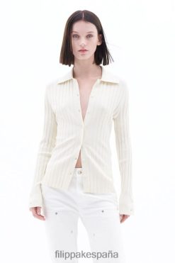 vestir 262DTJ85 manteca mujer Filippa K camisa de punto