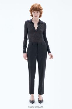 vestir 262DTJ90 mezcla antracita mujer Filippa K pantalones cortos emma de lana fría
