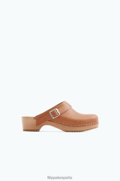zapatos 262DTJ446 naturaleza unisexo Filippa K x Swedish Hasbeens zueco con correa trasera
