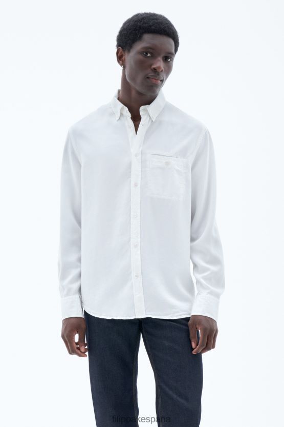 vestir 262DTJ392 blanco hombres Filippa K camisa zachary