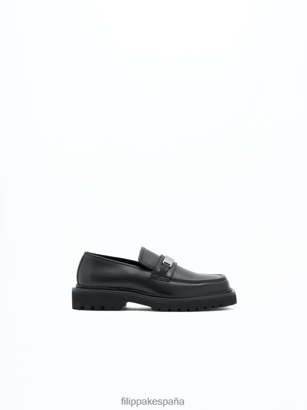 zapatos 262DTJ483 negro hombres Filippa K mocasines