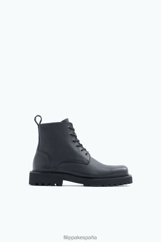 zapatos 262DTJ484 negro hombres Filippa K botas de guardabosques