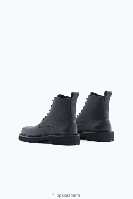 zapatos 262DTJ484 negro hombres Filippa K botas de guardabosques