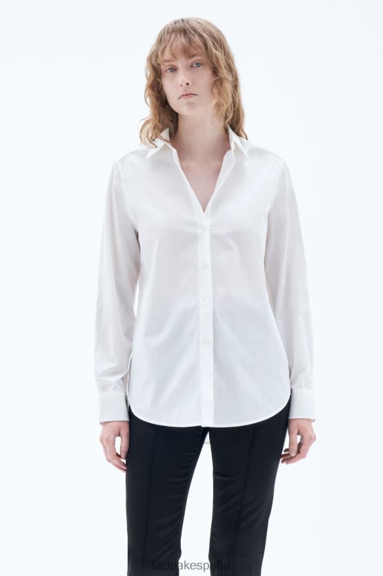 vestir 262DTJ198 blanco mujer Filippa K camisa jane