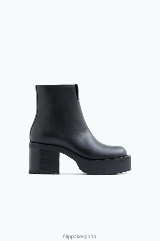 zapatos 262DTJ449 negro mujer Filippa K botines con punta redonda